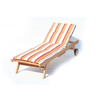 Podsedák na zahradní židle a lehátka  Hartman orange 1,95x0,60x0,06 m
