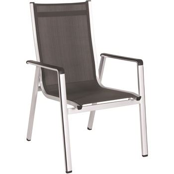 Elements - hliníková stohovatelná židle 69 x 64 x 98 cm