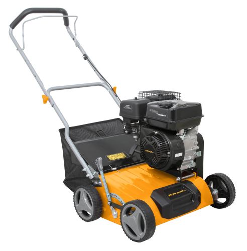Travní vertikutátor Riwall RPV 4058 - travní provzdušňovač s benzinovým motorem 40 cm