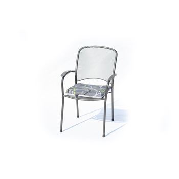 Podsedák na zahradní židle Hartman grey 0,415x0,46x0,06 m