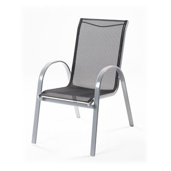 Vera Basic - hliníková stohovatelná židle 74 x 56 x 94 cm