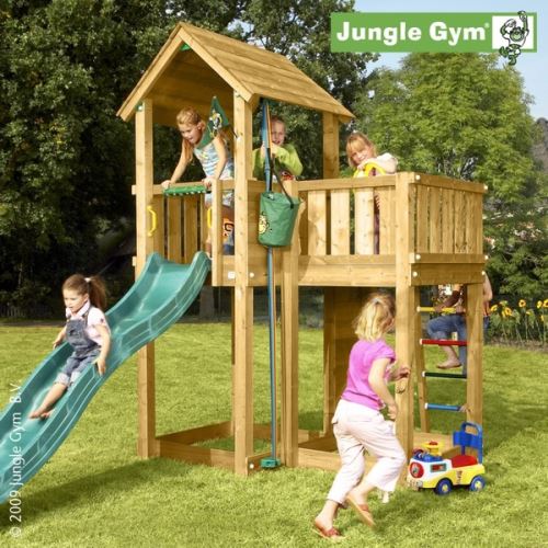 Jungle Gym - Dětské hřiště Mansion se skluzavkou