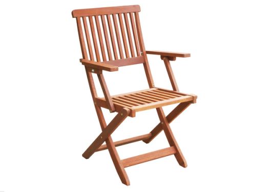 Židle OK ZAHRADY MARCELA rozkládací s područkami - vystavený kus