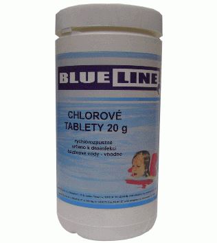BLUELINE Chlorové tablety 20g rychlorozpustné  - 1kg