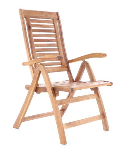 Zahradní židle VeGA KING SET dřevěná skládací polohovací