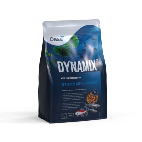 Krmivo pro ryby OASE Dynamix Sticks Mix plus Snack 20l