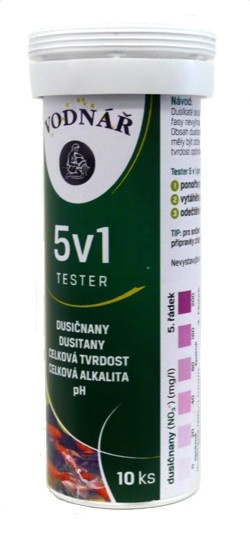 Tester VODNÁŘ -TESTER 5v1 (Eco Check) 10ks