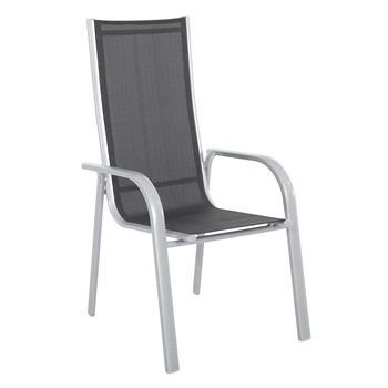 Paola Standard - hliníková stohovatelná židle 69 x 59,5 x 110 cm