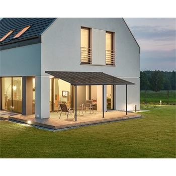 Capri 5400 antracit 3 x 5,46 - hliníková (montovaná) pergola